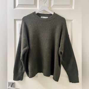 Zara green sweater